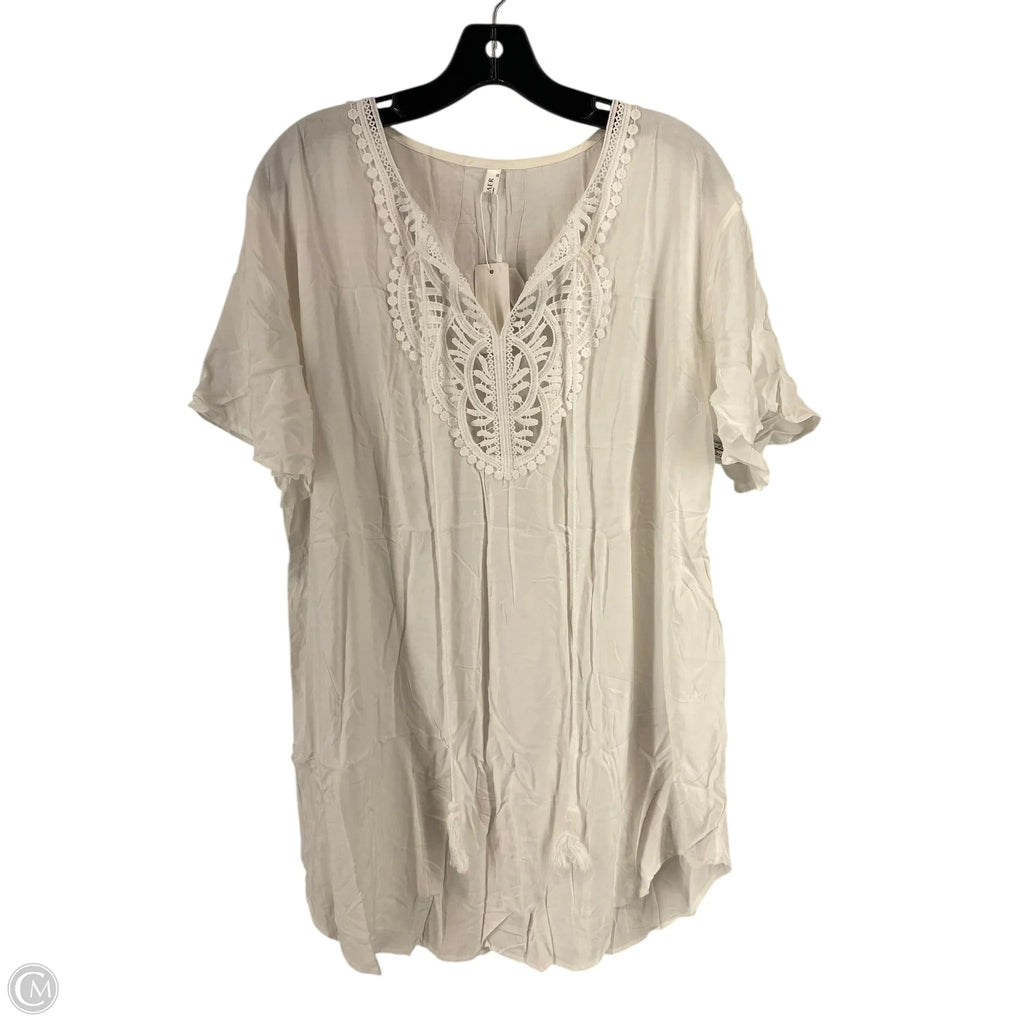 Dress Casual Short By Cme In White, Size: Xl