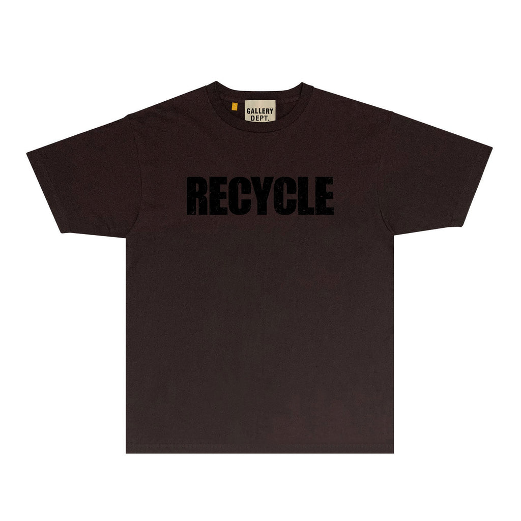Gallery Dept T Shirt Retro Printed Loose Short-Sleeved Shirt (part2)