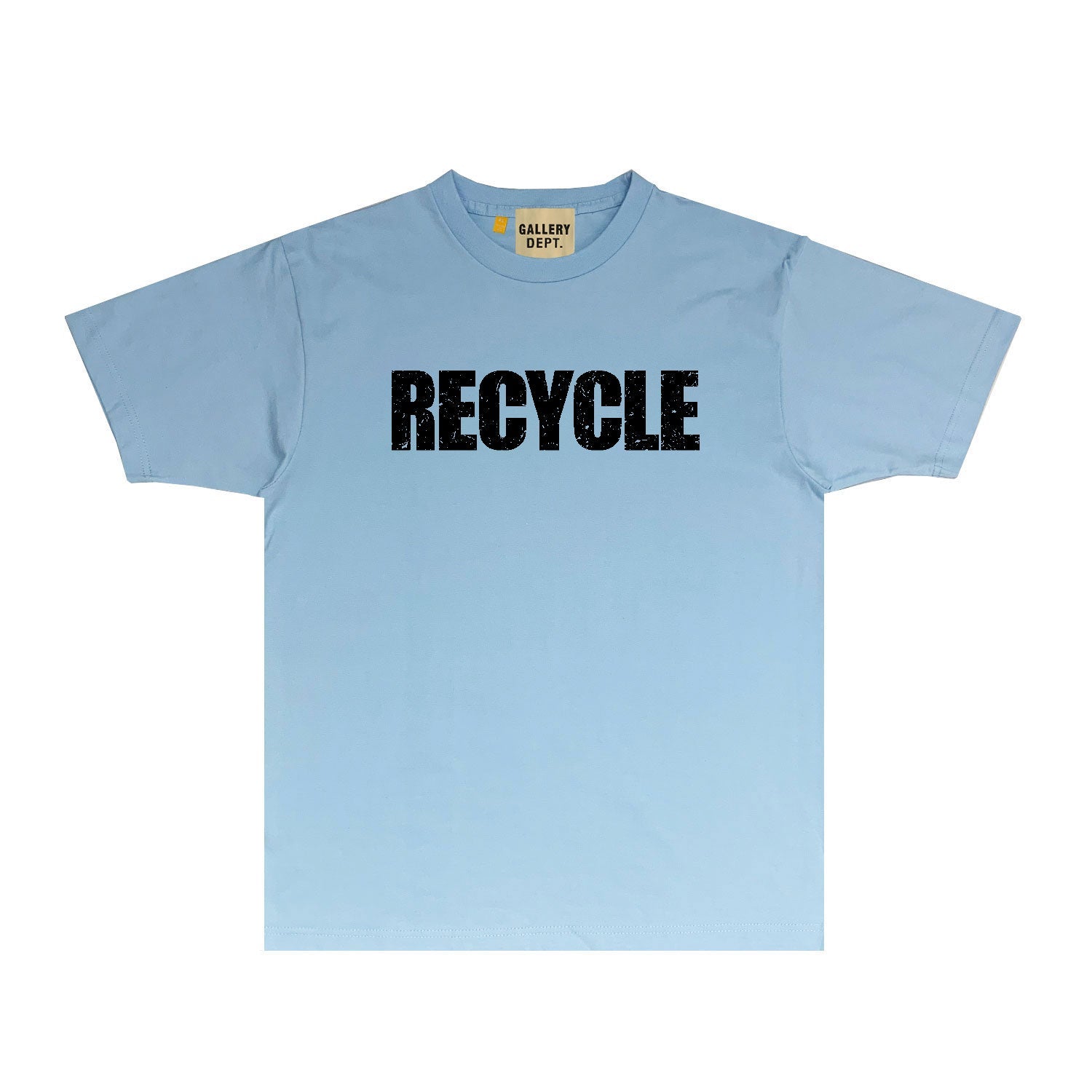 Gallery Dept T Shirt Retro Printed Loose Short-Sleeved Shirt