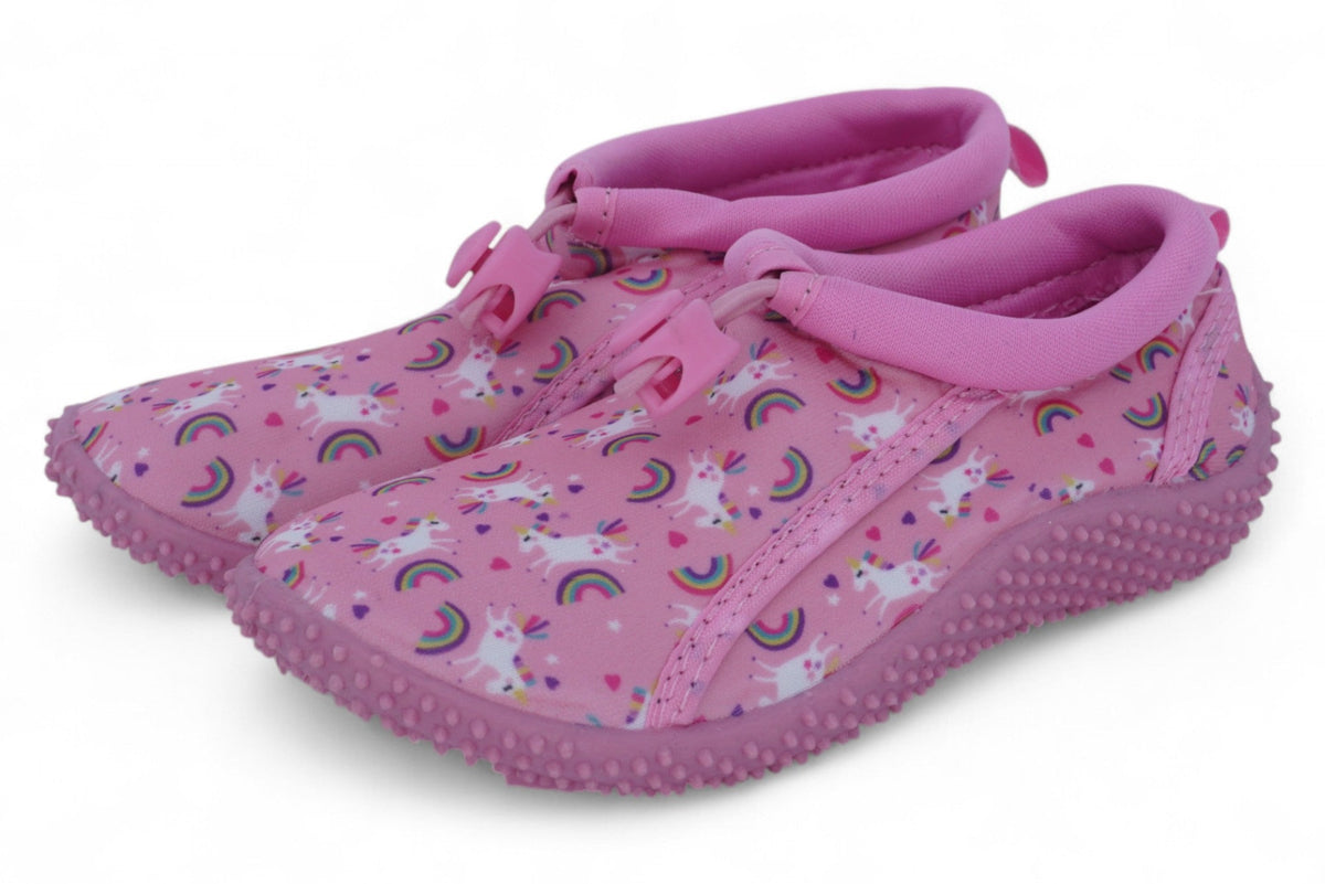 Girls Pink Aqua Shoes
