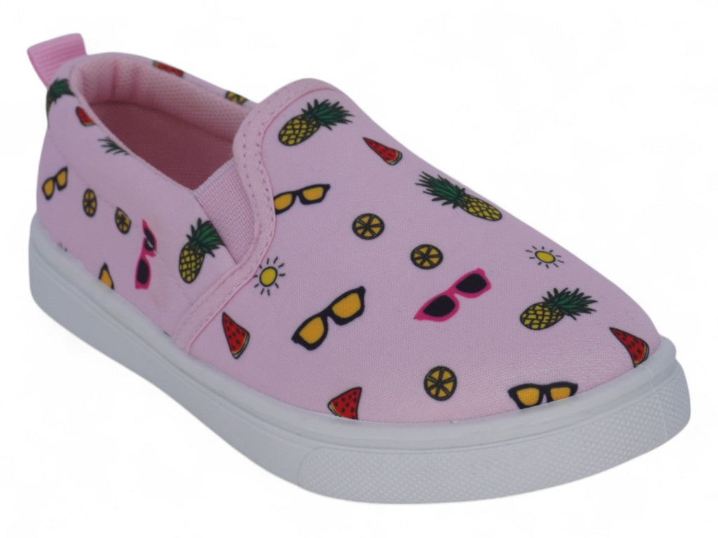 Toddler Pink Summer Print Slip On