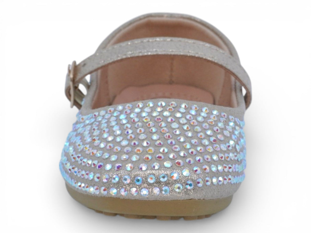 Girls` Gold Goldi Flat