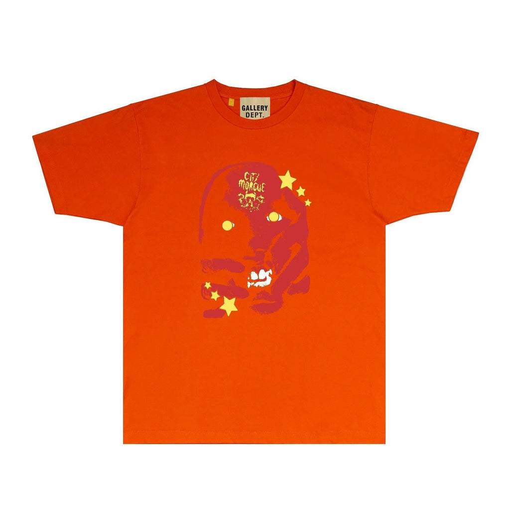 Gallery Dept T Shirt Retro Printed Loose Short-Sleeved Shirt