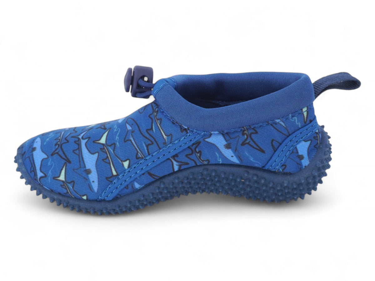 Boys Shark Aqua Shoes