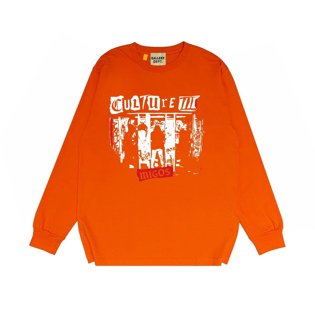 Gallery Dept Long Sleeved Shirt Fashion Brand Long Sleeve Long-Sleeved T-shirt Blouse