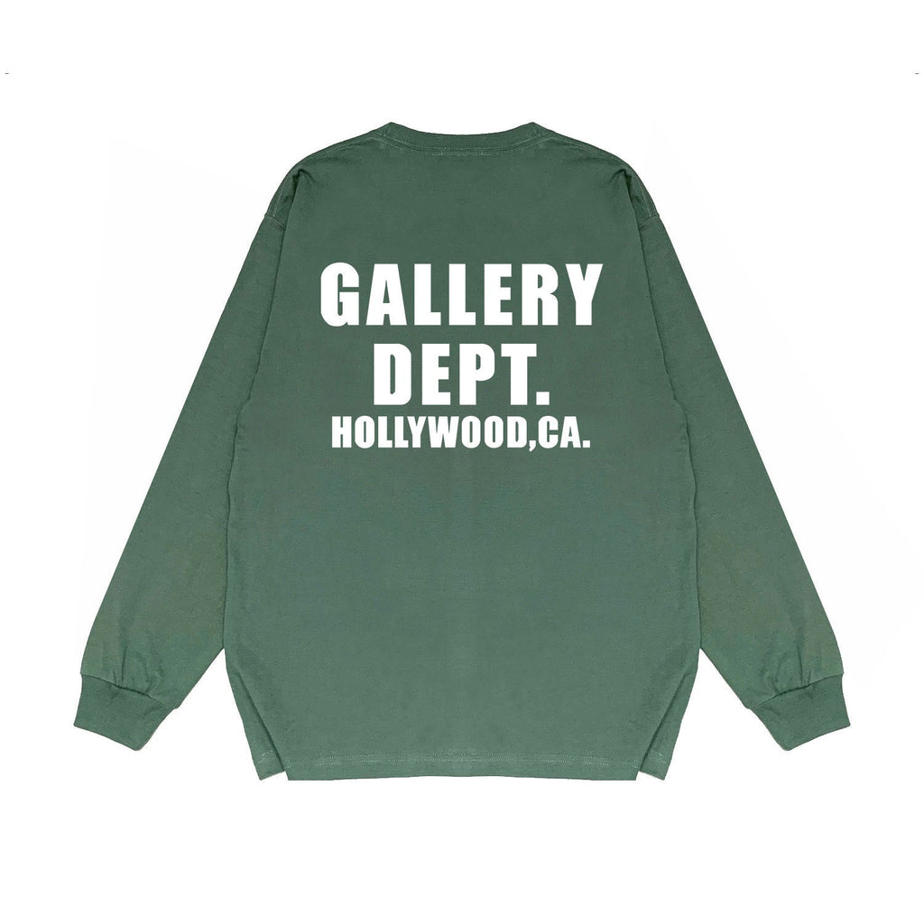 Gallery Dept Long Sleeved Shirt Fashion Brand Long Sleeve Long-Sleeved T-shirt Blouse