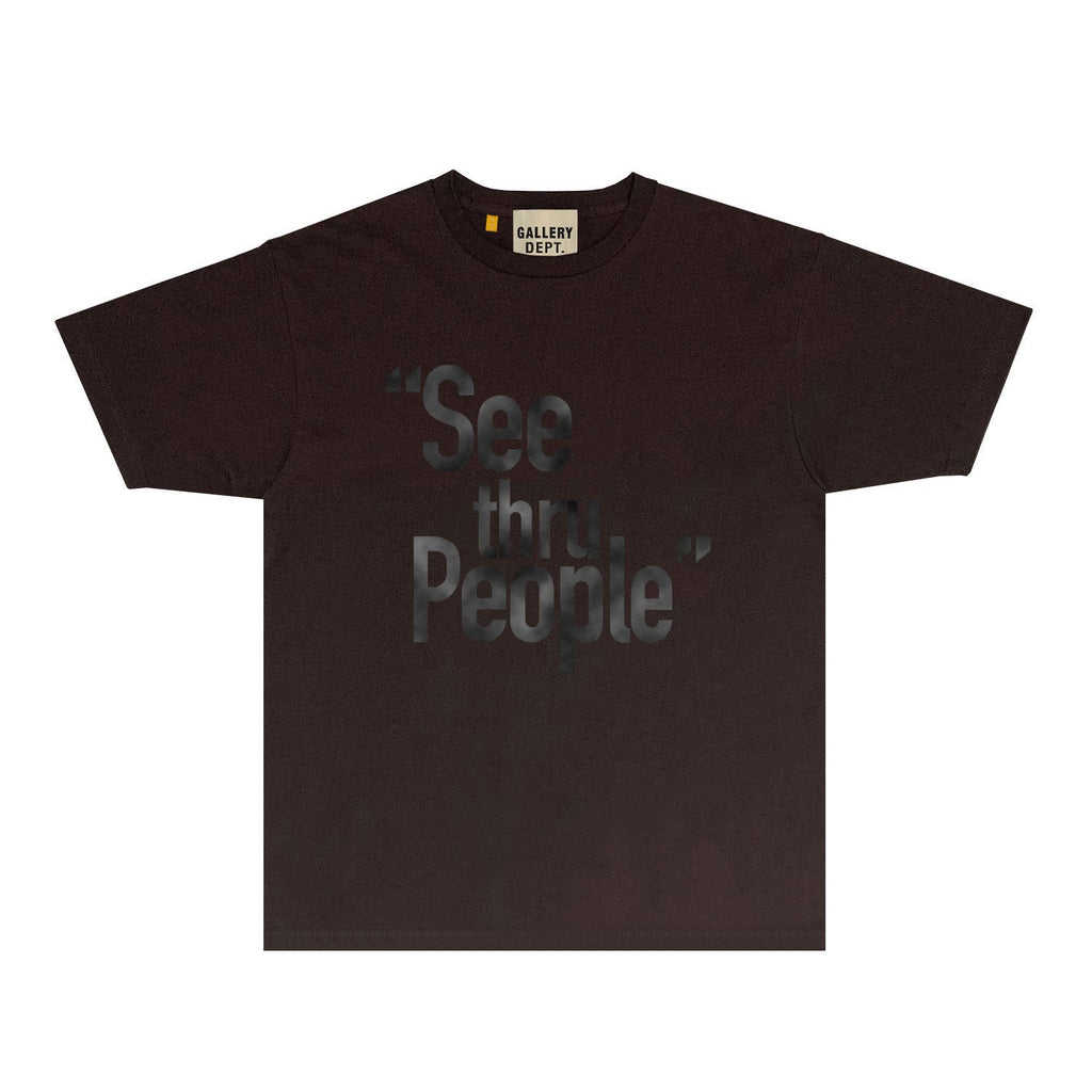 Gallery Dept T Shirts Fashion Brand Tee Shirt Short Sleeve T-shirt Blouse