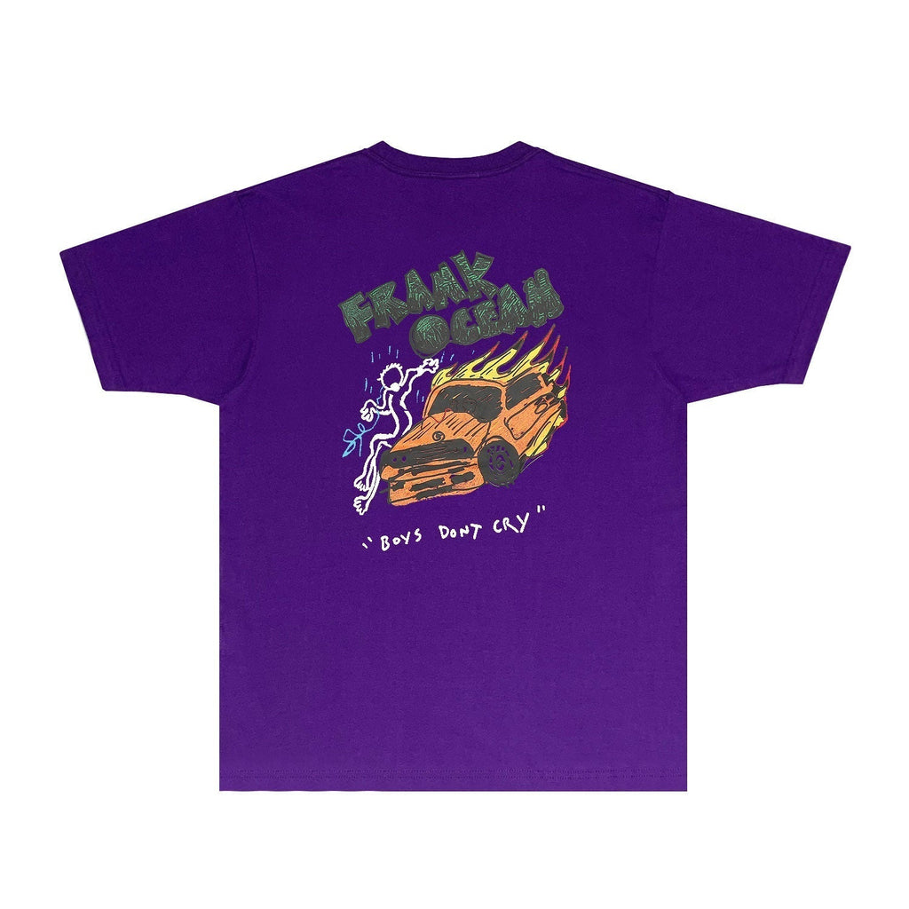 Gallery Dept T Shirt Retro Printed Loose Short-Sleeved Shirt
