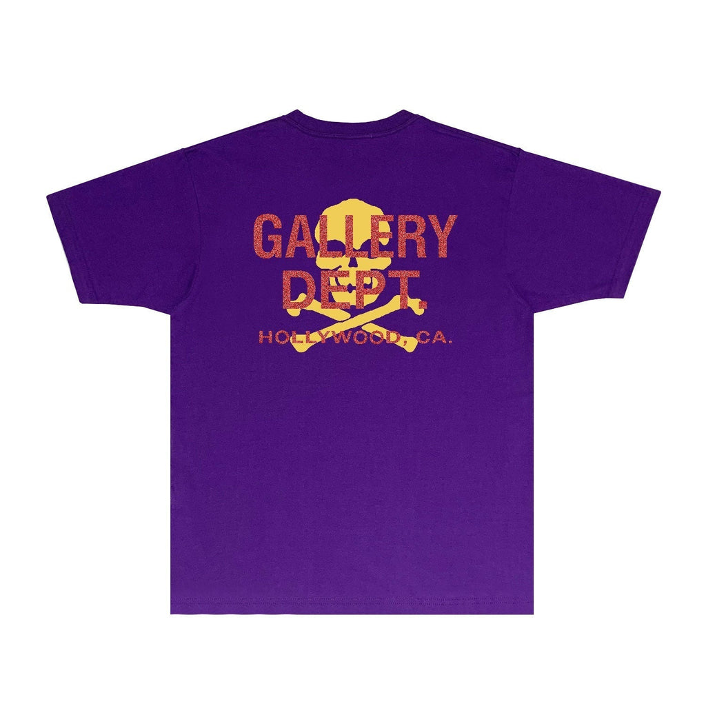 Gallery Dept T Shirt Retro Printed Loose Short-Sleeved Shirt